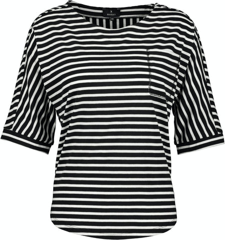 Shirt, schwarz Ringel