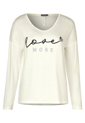 Shirt mit Schriftzug
