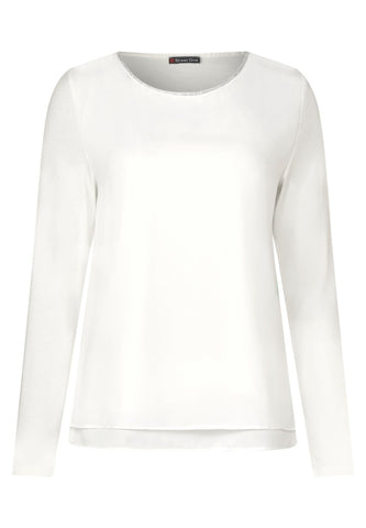 Shirt mit Chiffon
