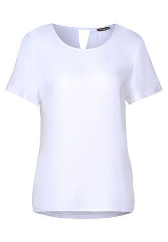 T-Shirt in Unifarbe