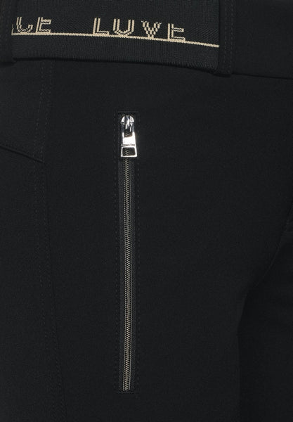 Slim Fit Hose mit Zipper