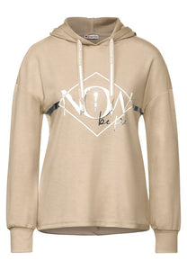 Sweatshirt mit Wording Print