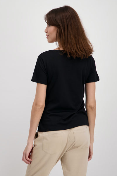 Shirt, schwarz