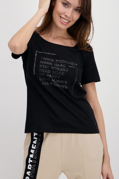 Shirt, schwarz