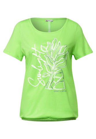 T-Shirt mit Partprint