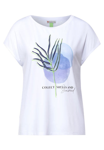 T-Shirt mit Partprint