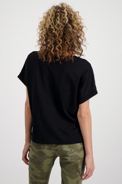 Shirt, schwarz