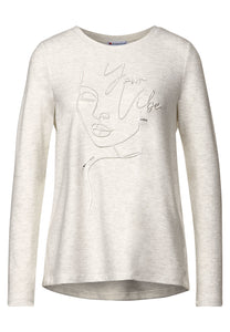 Softes Shirt mit Partprint