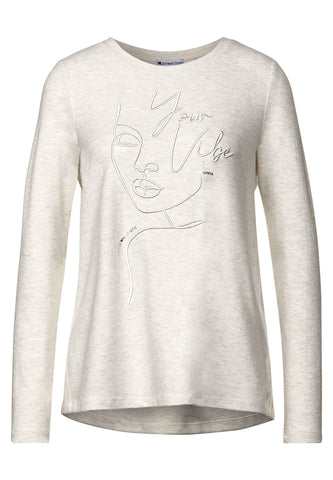 Softes Shirt mit Partprint