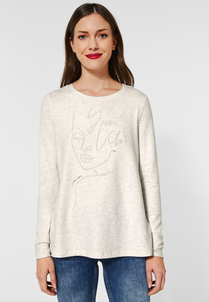 Softes Shirt mit Partprint
