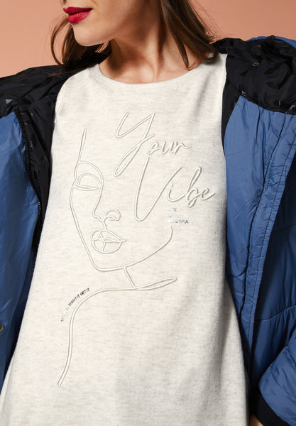 Softes Shirt mit Partprint