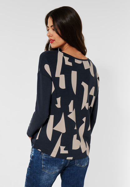 Shirt mit Rückenprint