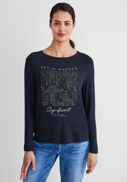 Shirt mit Steinchendetails