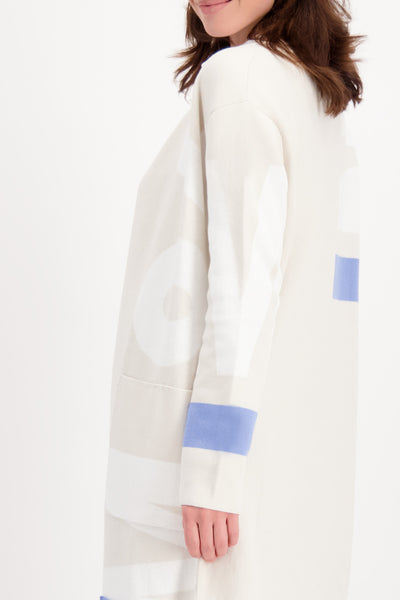 Strickjacke, nude