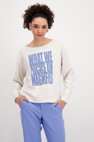 Sweatshirt, nude