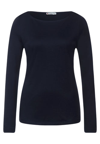 Shirt in Unifarbe