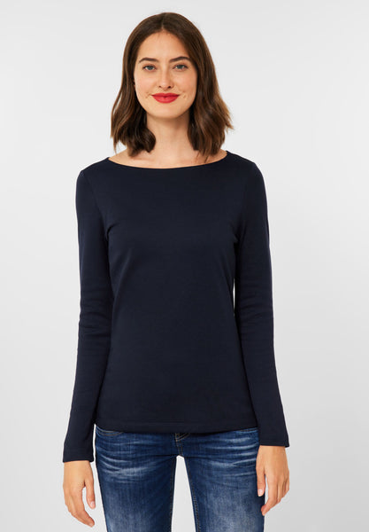 Shirt in Unifarbe