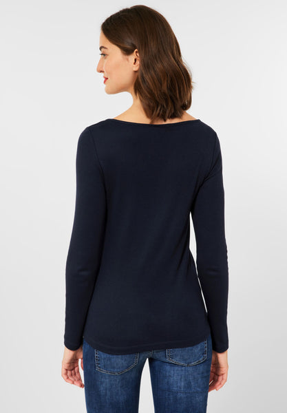 Shirt in Unifarbe