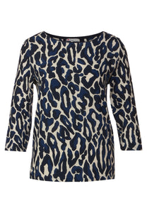 Shirt mit Leo Print