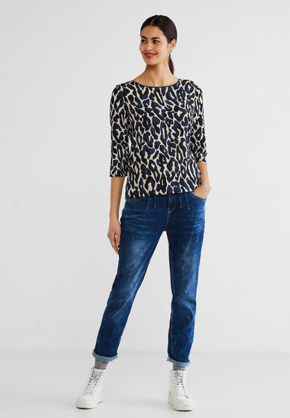 Shirt mit Leo Print